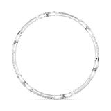 Ivana Jewels Bracelets Pave Gold Diamond Bangle