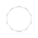 Ivana Jewels Bracelets Sculpted Gold Diamond Bangle