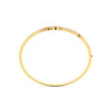 Ivana Jewels Bracelets Swirl Design Diamond Bangle