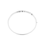 Ivana Jewels Bracelets Swirl Design Diamond Bangle
