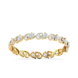 Ivana Jewels Bracelets Textured Diamond Bracelet