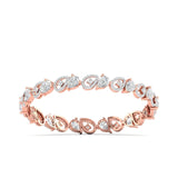 Ivana Jewels Bracelets Textured Diamond Bracelet