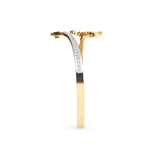 Ivana Jewels Bracelets Twin Twist Leaf Style Women Bangle
