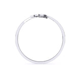 Ivana Jewels Bracelets Twin Twist Leaf Style Women Bangle