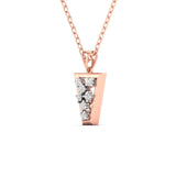Ivana Jewels Charms & Pendant 0.13 Carat Diamond Rose Gold Pendant