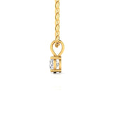 Ivana Jewels Charms & Pendant 0.5 Ct Round Cut Solitaire Diamond Pendant