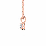 Ivana Jewels Charms & Pendant 0.5 Ct Round Cut Solitaire Diamond Pendant