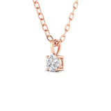 Ivana Jewels Charms & Pendant 0.5 Ct Round Cut Solitaire Diamond Pendant