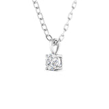 Ivana Jewels Charms & Pendant 0.5 Ct Round Cut Solitaire Diamond Pendant