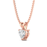 Ivana Jewels Charms & Pendant 0.5ct Heart-Shaped Diamond Gold Pendant