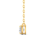 Ivana Jewels Charms & Pendant 1 Carat Cushion Diamond Gold Pendant