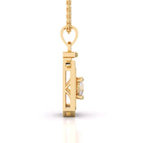 Ivana Jewels Charms & Pendant 1 Carat Solitaire Diamond Pendant Bourth