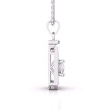 Ivana Jewels Charms & Pendant 1 Carat Solitaire Diamond Pendant Bourth