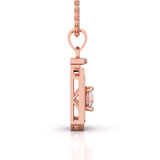 Ivana Jewels Charms & Pendant 1 Carat Solitaire Diamond Pendant Bourth