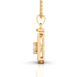 Ivana Jewels Charms & Pendant 1 Carat Solitaire Diamond Pendant Bourth