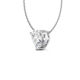 Ivana Jewels Charms & Pendant 2.02 Carat Solitaire Heart Shape Diamond Pendant