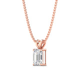 Ivana Jewels Charms & Pendant 2 Carat Emerald Diamond Gold Pendant