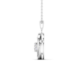 Ivana Jewels Charms & Pendant 3 Carat Diamond Halo Gold Pendant