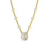 Ivana Jewels Charms & Pendant Diamond Bezel Necklace