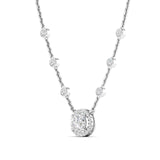 Ivana Jewels Charms & Pendant Diamond Bezel Necklace