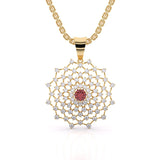 Ivana Jewels Charms & Pendant Geometric Bloom Pendant