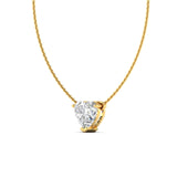 Ivana Jewels Charms & Pendant Heart Shaped Diamond Pendant