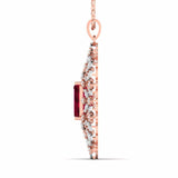 Ivana Jewels Charms & Pendant Large Ruby Cocktail Pendant