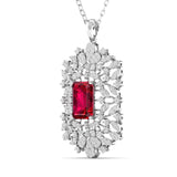 Ivana Jewels Charms & Pendant Large Ruby Cocktail Pendant