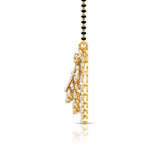 Ivana Jewels Charms & Pendant Pear & Round Diamond Sunburst Mangalsutra