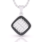 Ivana Jewels Charms & Pendant Rectangle Diamond Pendant