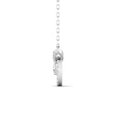 Ivana Jewels Charms & Pendant Two Circle Diamond Gold Pendant
