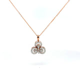Buy Clover Diamond Pendant Online from Ivana Jewels Best lab grown diamond jewellery brand