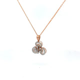 Buy Clover Diamond Pendant Online from Ivana Jewels Best lab grown diamond jewellery brand