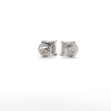 Ivana Jewels Earrings 1.03 carat Each Princess Solitaire Diamond 4-Prong Basket Setting Stud Earring