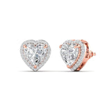 Ivana Jewels Earrings 1.50 Carat Each Fancy Heart Shape Earrings For Her
