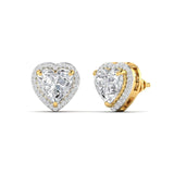 Ivana Jewels Earrings 1.50 Carat Each Fancy Heart Shape Earrings For Her