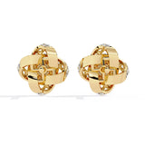 Ivana Jewels Earrings Braided Stud Earrings