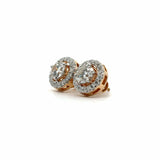Ivana Jewels Earrings Centre Round Diamond Halo Earring