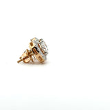 Ivana Jewels Earrings Centre Round Diamond Halo Earring