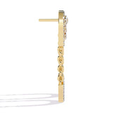 Ivana Jewels Earrings Classic Diamond U-Hoop Earrings