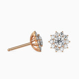 Ivana Jewels Earrings Cluster Setting Stud Flower Earring