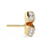 Ivana Jewels Earrings Delicate Diamond Bow Earrings