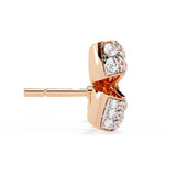 Ivana Jewels Earrings Delicate Diamond Bow Earrings
