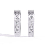 Ivana Jewels Earrings Diamond Accent Hoop Earrings