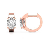 Ivana Jewels Earrings Diamond Huggie Earrings in Gold
