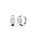 Ivana Jewels Earrings Diamond Huggie Earrings in Gold