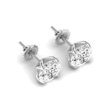 Ivana Jewels Earrings Diamond Stud Earrings in Rose Gold