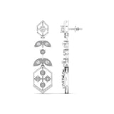 Ivana Jewels Earrings Elegant Diamond Drop Earrings