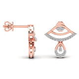 Ivana Jewels Earrings Eye Style Round Cut Women's Earring