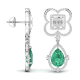 Ivana Jewels Earrings Fancy Shape Diamonds & Round Shape Diamonds Earring